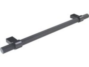 Knurled Bar Handle Oulent Black Finish - H1126.257.MB
