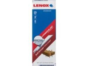 Lenox 6TPI Nail Embedded Wood Cutting Reciprocating Sabre Saw Blades 152mm Pack of 25