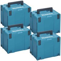 Makita 4 Piece 821552-6 MakPac Connector Stackable Power Tool Case Set
