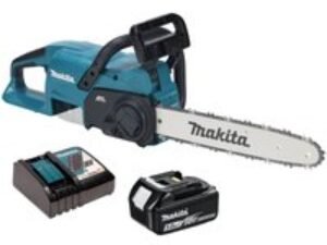 Makita DUC357 18v LXT Cordless Brushless Chainsaw 350mm 1 x 5ah Li-ion Charger