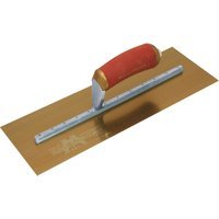 Marshalltown Gold Stainless Steel Pre-Worn Plasterers Trowel 16" 5