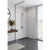 Mermaid Elite Artico Tongue & Groove Single Shower Panel - 2420 x 1200mm