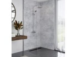 Mermaid Elite Calizatongue & Groove Single Shower Panel - 2420 x 600mm