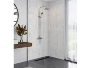 Mermaid Elite Padova Tongue & Groove Single Shower Panel - 2420 x 600mm