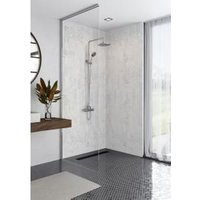 Mermaid Elite Padova Tongue & Groove Single Shower Panel - 2420 x 600mm