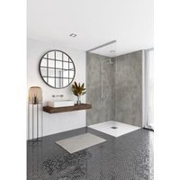 Mermaid Elite Scafell Slate Tongue & Groove Single Shower Panel - 2420 x 600mm