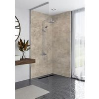 Mermaid Elite Treviso Tongue & Groove Single Shower Panel - 2420 x 600mm