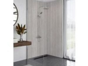 Mermaid Elite Vieste Tongue & Groove Single Shower Panel - 2420 x 1200mm