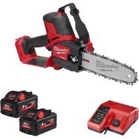 Milwaukee M18 FHS20 Fuel 18v Cordless Brushless Hatchet Pruning Saw 200mm 2 x 5.5ah Li-ion Charger