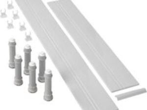 Mira 1.1783.104.WH Showers Flight Rectangular Riser Conversion Kit 1000mm x 1200mm