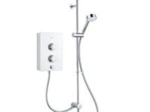 Mira Decor 10.8Kw White Dual Outlet Shower 1.1894.009