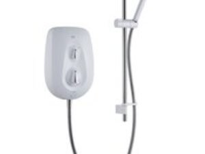 Mira Vie Electric Shower 9.5kw in White/Chrome 1.1788.005