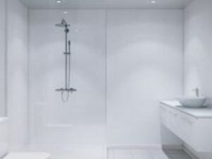 Multipanel Classic Bathroom Wall Panel Hydrolock 2400 x 900mm Frost White M049