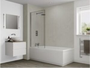 Multipanel Classic Bathroom Wall Panel Hydrolock 2400 x 900mm Marfil Cream 9477