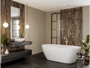 Multipanel Neutrals Bathroom Wall Panel Unlipped 2400 X 1200mm Clay 3202