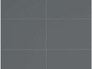 Multipanel Tile Bathroom Wall Panels HYDRO-LOCK T&G 2400mm x 598mm Monument Grey 580 x 400mm Tile