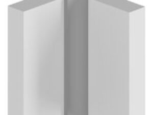 Multipanel Wall Panel Profile Type Y Last Corner Profile White