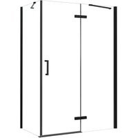 Nexa By Merlyn 8mm Black Frameless Side Panel Only for Hinge & Inline Door - 2000 x 900mm