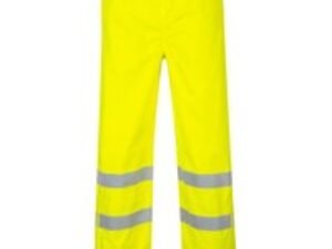 Oxford Weave 300D Class 1 Breathable Hi Vis Breathable Trousers Yellow M