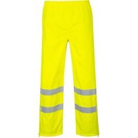 Oxford Weave 300D Class 1 Breathable Hi Vis Breathable Trousers Yellow M