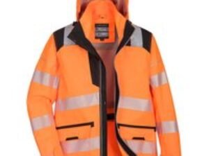 Oxford Weave 300D Class 3 PW3 Hi Vis 5 in 1 Jacket Orange / Black M