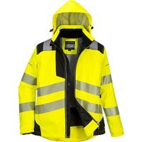 Oxford Weave 300D PW3 Womens Class 2 Hi Vis Jacket Yellow / Black L