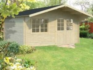 Palmako Britta 4.5m x 4.5m Log Cabin Garden Building (40mm)