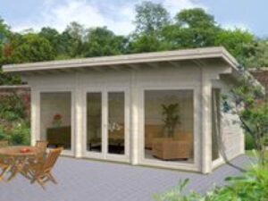 Palmako Heidi 6m x 3.3m Log Cabin Garden Building (70mm)