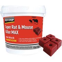 Pest Stop Super Rat and Mouse Killer MAX Wax Blocks