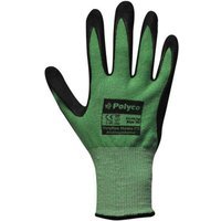 Polyco Polyflex Hydro Safety C5 Gloves Green / Black L