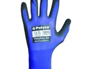 Polyco Polyflex Ultra Lightweight Air Gloves Black / Blue L