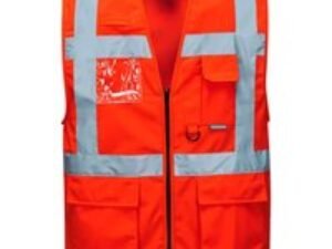 Portwest Berlin Hi Vis Executive Vest Red L