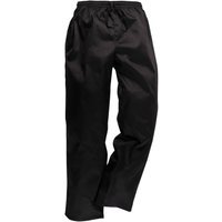 Portwest C070 Drawstring Chef Trousers Black 2XS 33