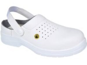 Portwest Compositelite ESD Perforated Safety Clogs White Size 3