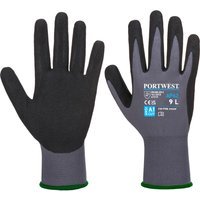 Portwest Dermiflex Aqua Water Repellent Gloves Grey/ Black M