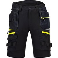 Portwest DX4 Mens Detachable Holster Pocket Shorts Black 33