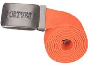 Portwest Elasticated Work Belt Orange One Size