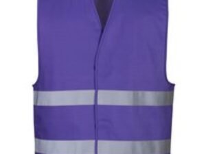 Portwest Iona 2 Band Reflective Safety Vest Purple S / M