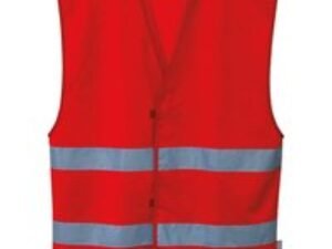 Portwest Iona 2 Band Reflective Safety Vest Red S / M
