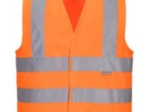 Portwest Junior Childrens Hi Vis Waistcoat Orange M