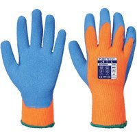 Portwest Latex Grip Gloves for Cold Conditions Orange / Blue M