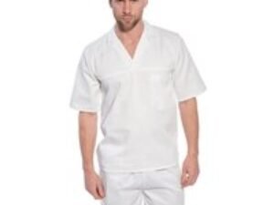 Portwest Mens Bakers Short Sleeve Shirt White XS