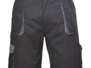 Portwest Mens Texo Contrast Work Shorts Black 2XL