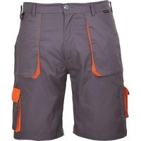 Portwest Mens Texo Contrast Work Shorts Grey M