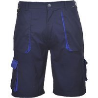 Portwest Mens Texo Contrast Work Shorts Navy M