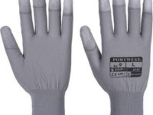 Portwest PU Fingertip Gloves Grey M