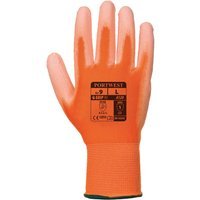 Portwest PU Palm General Handling Grip Gloves Orange L