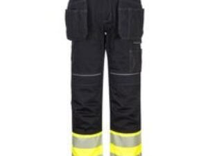 Portwest PW30 Hi Vis Class 1 Holster Trousers Yellow / Black 32" 31