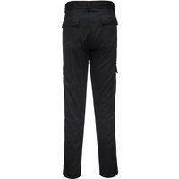 Portwest Slim Fit Combat Trousers Black 30" 31