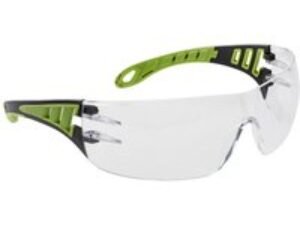Portwest Tech Look Safety Glasses Green Clear